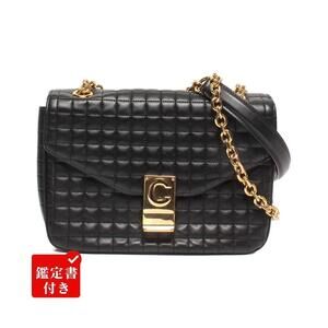 Celine Quilted Chain Shoulder Bag Crossbody